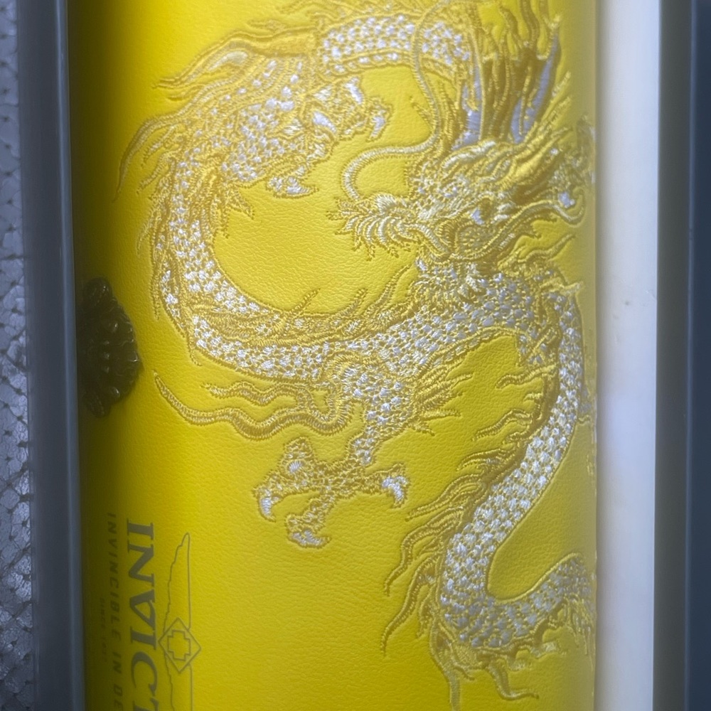 Yellow invicta dragon roll.